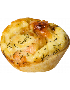 Mini quiche saumon poireaux